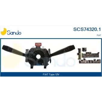 Commutateur de colonne de direction SANDO SCS74320.1