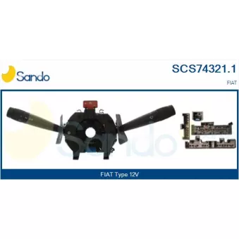 Commutateur de colonne de direction SANDO SCS74321.1