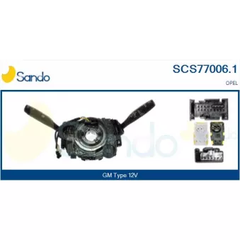 Commutateur de colonne de direction SANDO SCS77006.1
