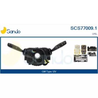 Commutateur de colonne de direction SANDO SCS77009.1