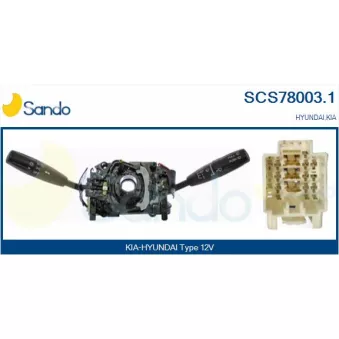 Commutateur de colonne de direction SANDO