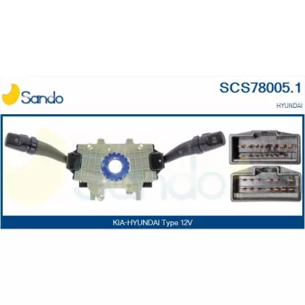 Commutateur de colonne de direction SANDO SCS78005.1