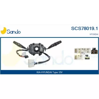 Commutateur de colonne de direction SANDO SCS78019.1