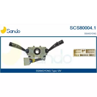 Commutateur de colonne de direction SANDO SCS80004.1
