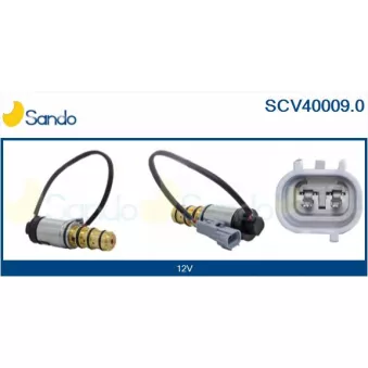 Valve de réglage, compresseur SANDO SCV40009.0