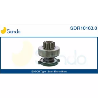 Pignon, démarreur SANDO SDR10163.0