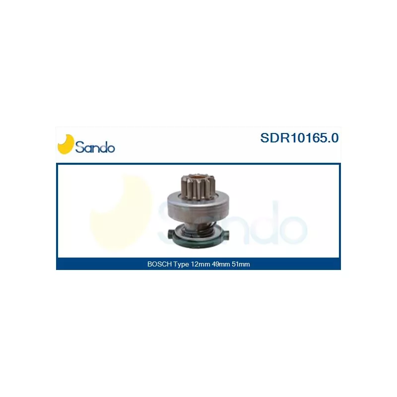 Pignon, démarreur SANDO SDR10165.0