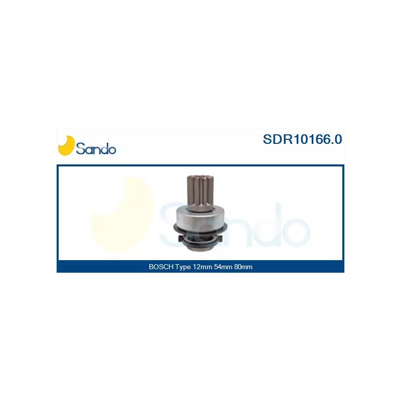 Pignon, démarreur SANDO SDR10166.0