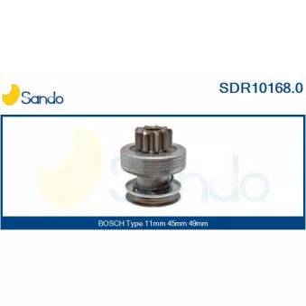 Pignon, démarreur SANDO SDR10168.0