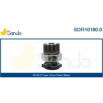 Pignon, démarreur SANDO SDR10180.0