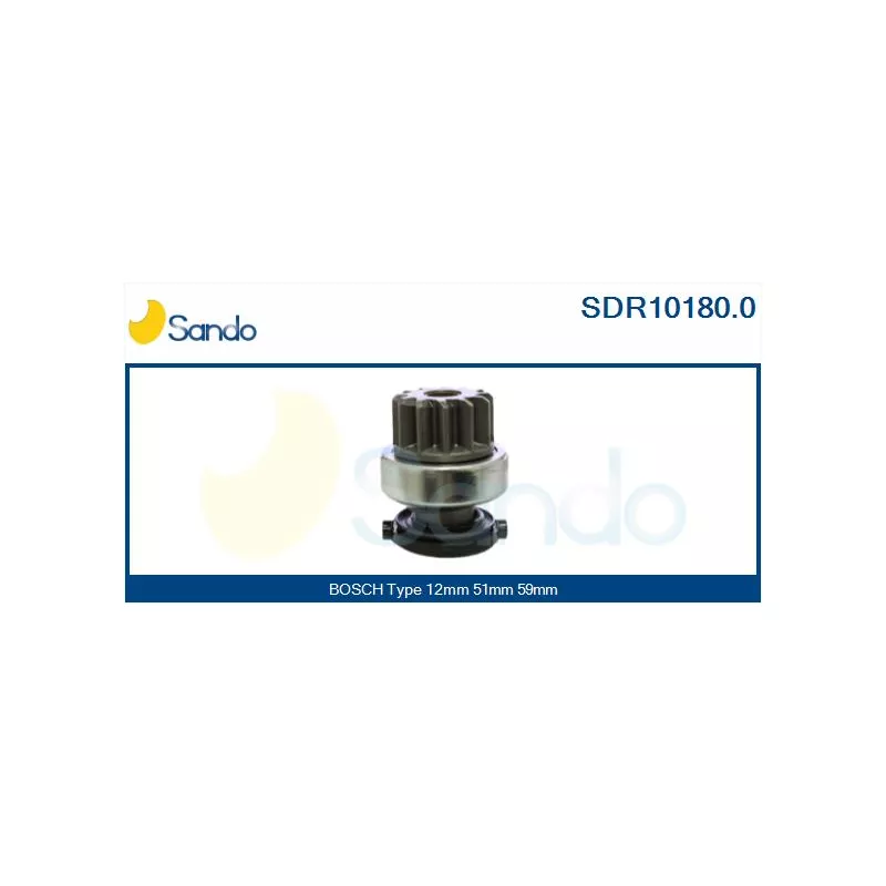 Pignon, démarreur SANDO SDR10180.0