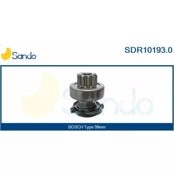 Pignon, démarreur SANDO SDR10193.0