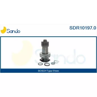 Pignon, démarreur SANDO SDR10197.0