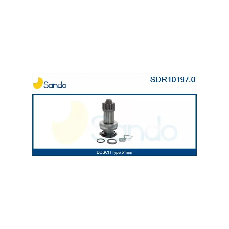 Pignon, démarreur SANDO SDR10197.0