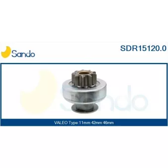 Pignon, démarreur SANDO SDR15120.0