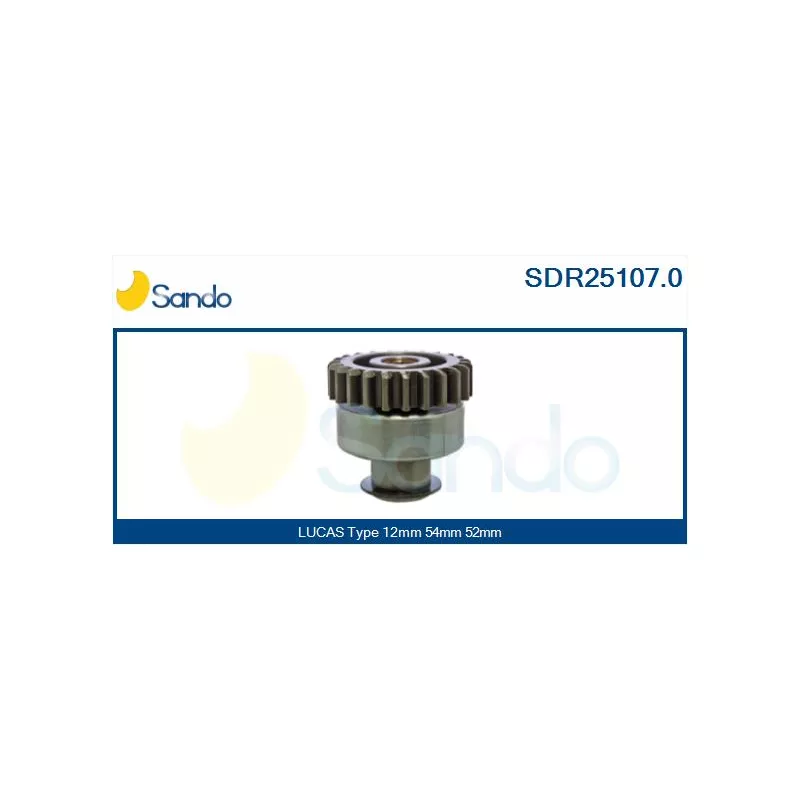 Pignon, démarreur SANDO SDR25107.0