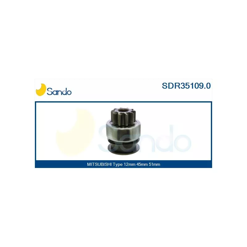Pignon, démarreur SANDO SDR35109.0