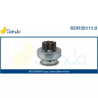 Pignon, démarreur SANDO SDR35111.0