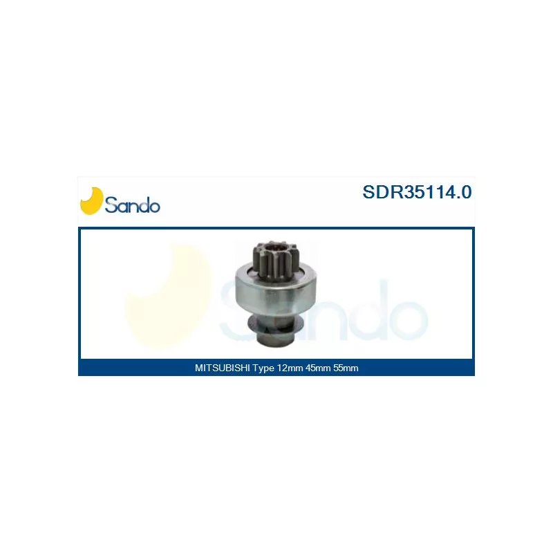 Pignon, démarreur SANDO SDR35114.0