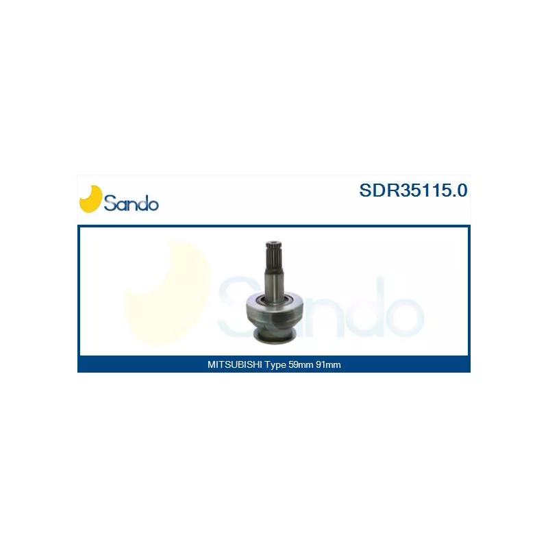 Pignon, démarreur SANDO SDR35115.0