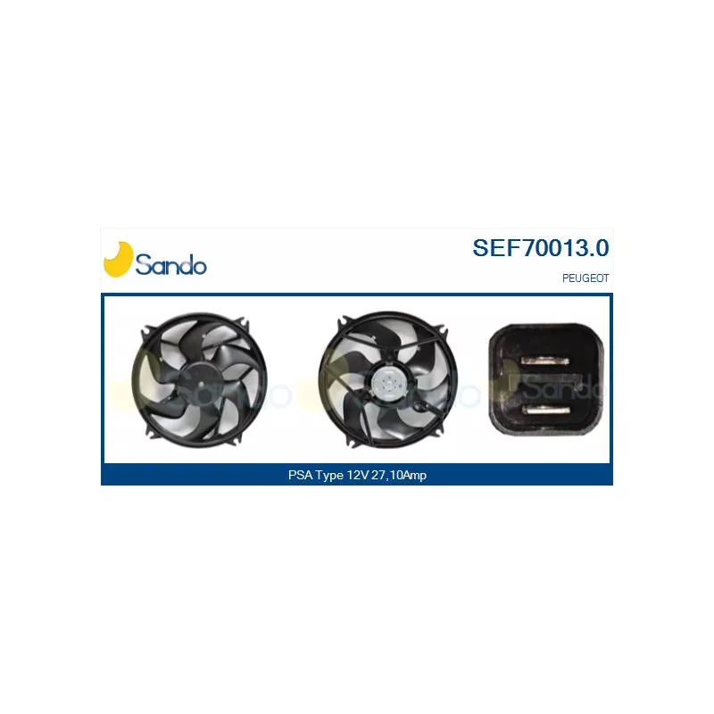 Moteur électrique, ventilateur pour radiateurs SANDO SEF70013.0