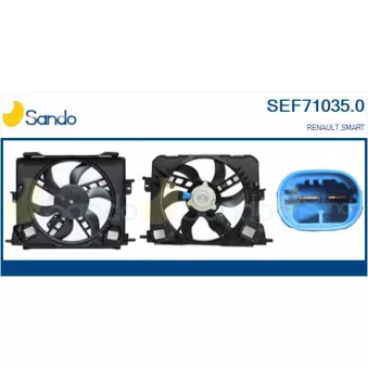 Moteur électrique, ventilateur pour radiateurs SANDO