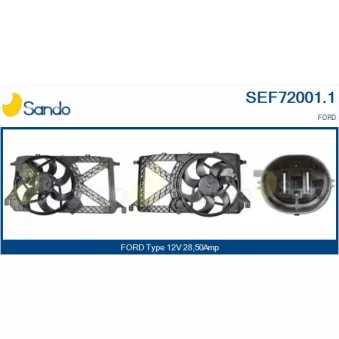 Moteur électrique, ventilateur pour radiateurs SANDO