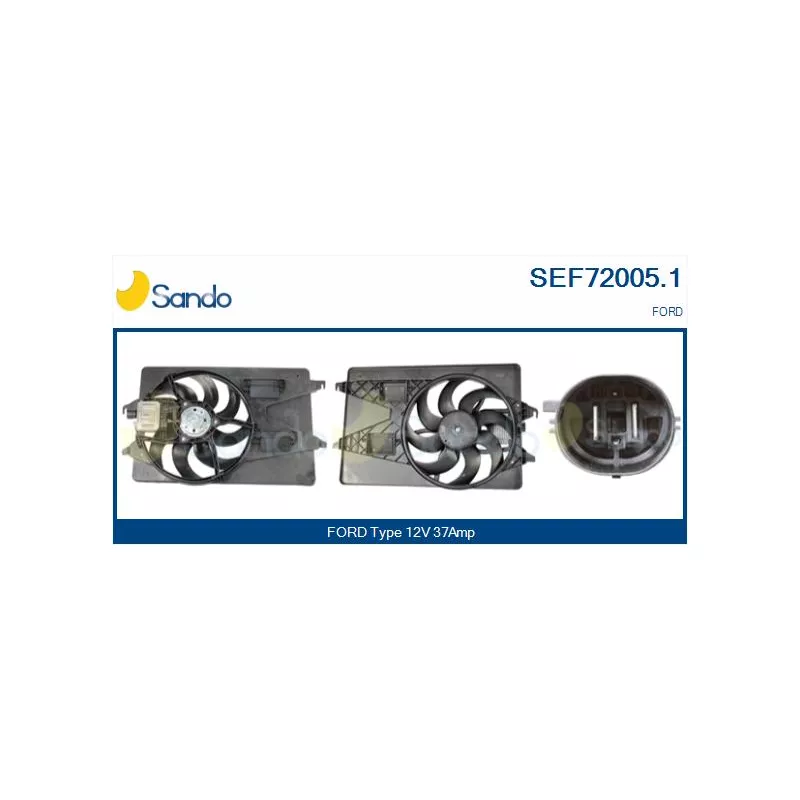 Moteur électrique, ventilateur pour radiateurs SANDO SEF72005.1