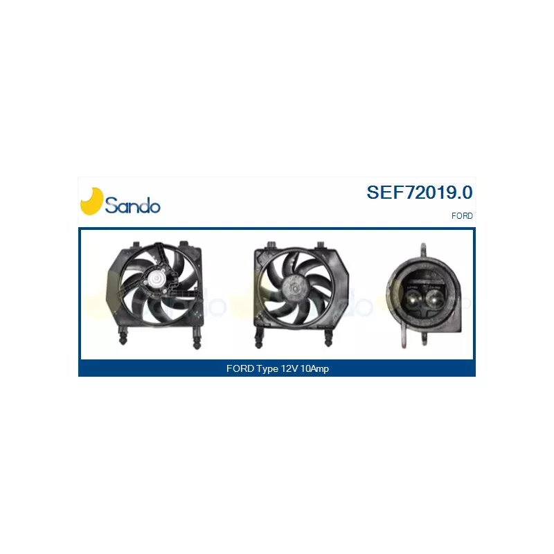 Moteur électrique, ventilateur pour radiateurs SANDO SEF72019.0