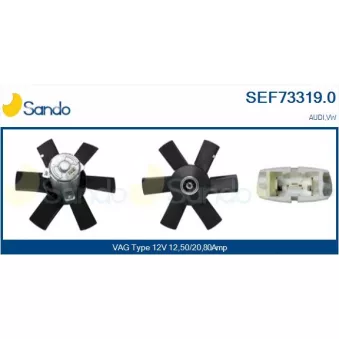 Ventilateur, refroidissement du moteur SANDO SEF73319.0