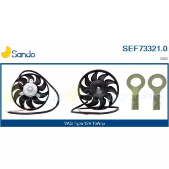 Ventilateur, refroidissement du moteur SANDO SEF73321.0