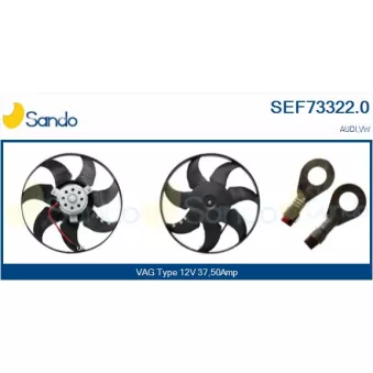 Ventilateur, refroidissement du moteur SANDO SEF73322.0