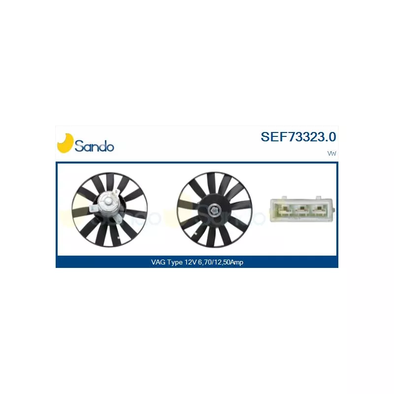 Ventilateur, refroidissement du moteur SANDO SEF73323.0