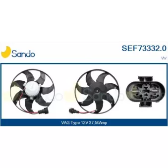 Ventilateur, refroidissement du moteur SANDO SEF73332.0