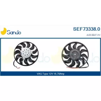 Ventilateur, refroidissement du moteur SANDO SEF73338.0