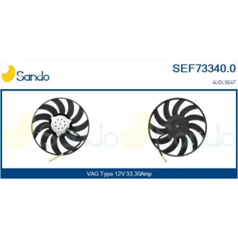Ventilateur, refroidissement du moteur SANDO SEF73340.0