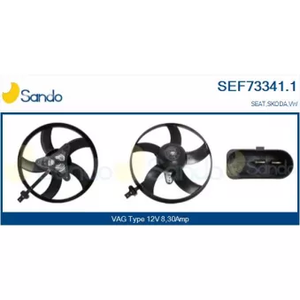 Ventilateur, refroidissement du moteur SANDO SEF73341.1