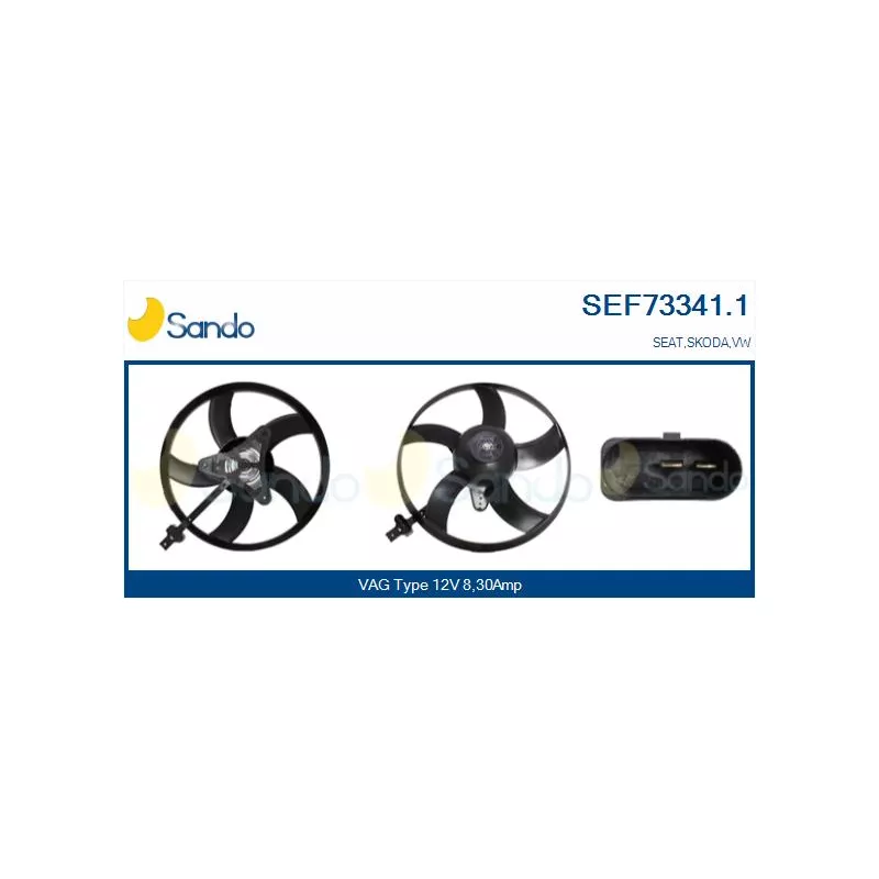 Ventilateur, refroidissement du moteur SANDO SEF73341.1