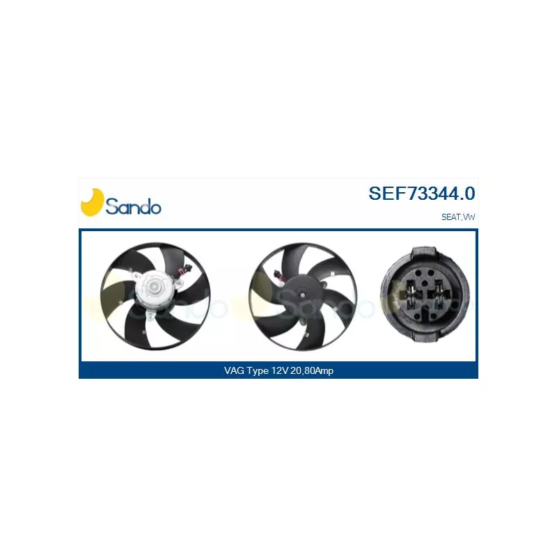 Ventilateur, refroidissement du moteur SANDO SEF73344.0