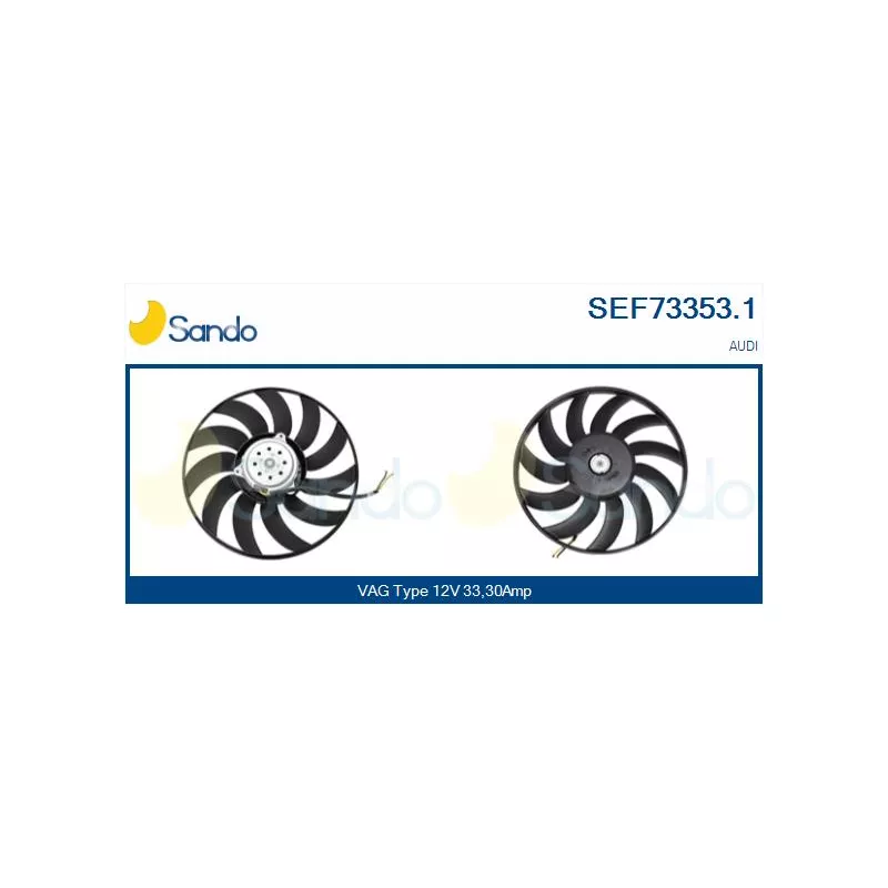 Ventilateur, refroidissement du moteur SANDO SEF73353.1