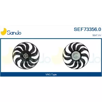 Ventilateur, refroidissement du moteur SANDO SEF73356.0