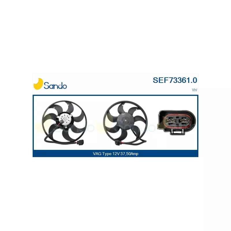 Ventilateur, refroidissement du moteur SANDO SEF73361.0
