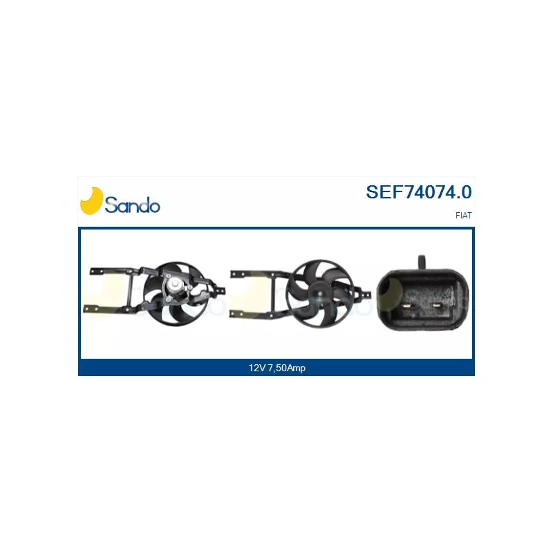 Moteur électrique, ventilateur pour radiateurs SANDO SEF74074.0