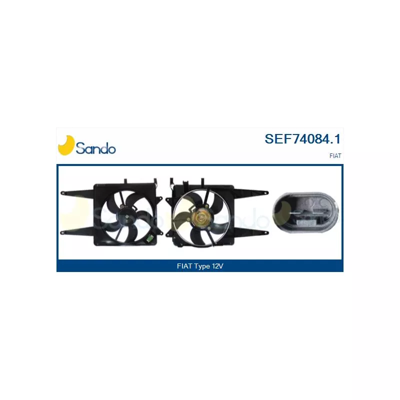 Moteur électrique, ventilateur pour radiateurs SANDO SEF74084.1
