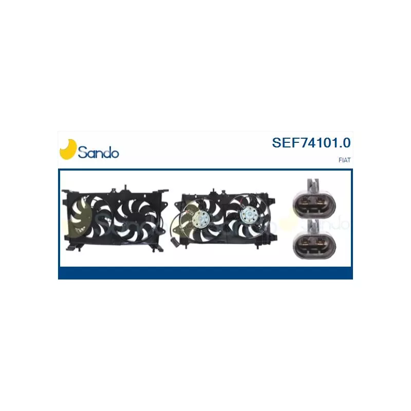 Moteur électrique, ventilateur pour radiateurs SANDO SEF74101.0