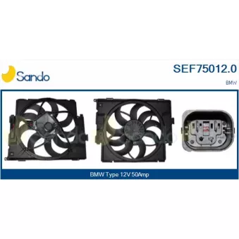 Moteur électrique, ventilateur pour radiateurs SANDO SEF75012.0