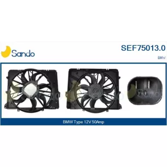 Moteur électrique, ventilateur pour radiateurs SANDO SEF75013.0