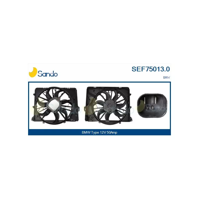 Moteur électrique, ventilateur pour radiateurs SANDO SEF75013.0