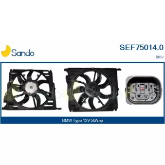 Moteur électrique, ventilateur pour radiateurs SANDO SEF75014.0