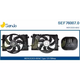 Moteur électrique, ventilateur pour radiateurs SANDO SEF76007.0